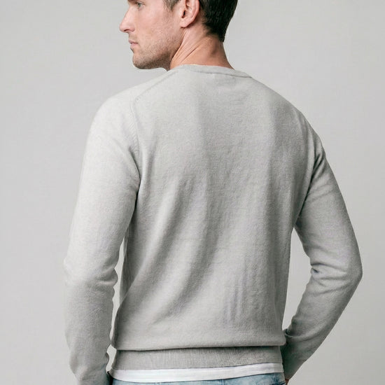Pure cotton crewneck sweater - MONTEZEMOLO