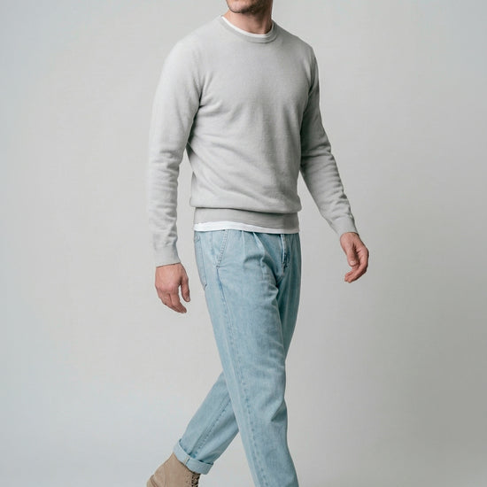 Pure cotton crewneck sweater - MONTEZEMOLO