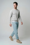 Pure cotton crewneck sweater - MONTEZEMOLO