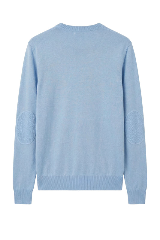Cotton crew neck sweatshirt-knit sweater - MONTEZEMOLO