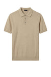 Short-sleeve honeycomb jersey polo - MONTEZEMOLO
