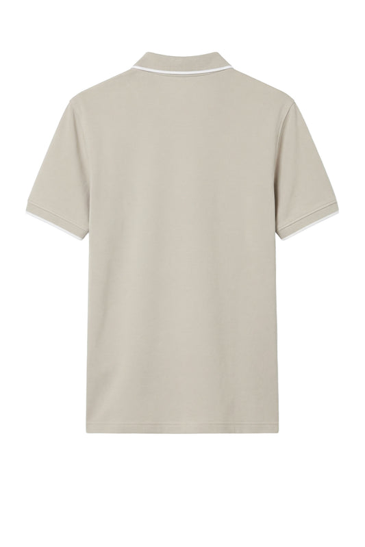 Referee-style cotton polo