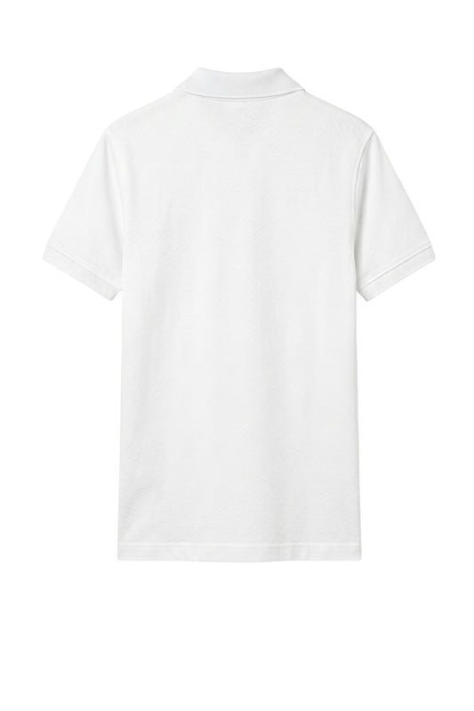 Short-sleeve stretch cotton polo - MONTEZEMOLO