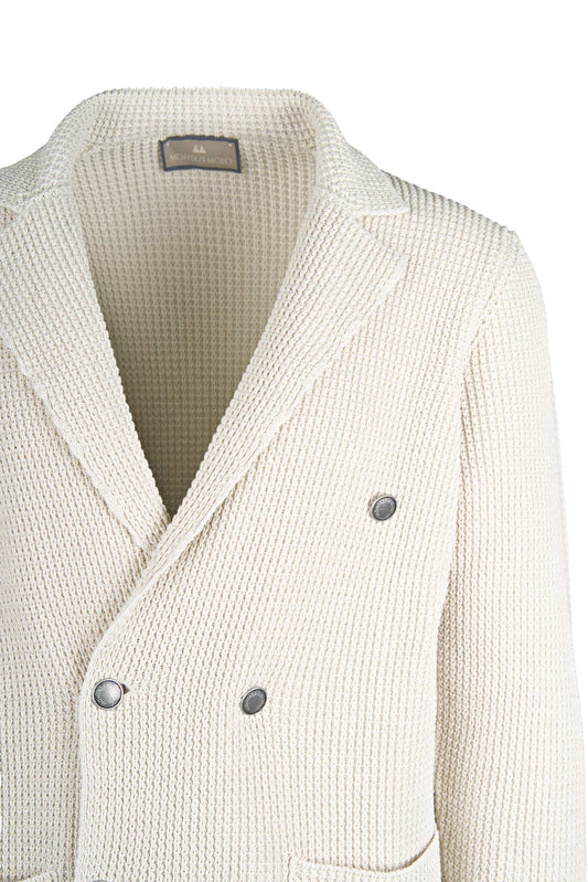 Double-breasted knit cardigan jacket - MONTEZEMOLO