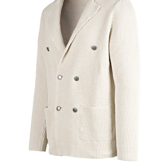 Double-breasted knit cardigan jacket - MONTEZEMOLO