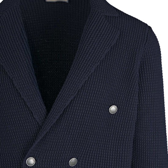 Double-breasted knit cardigan jacket - MONTEZEMOLO