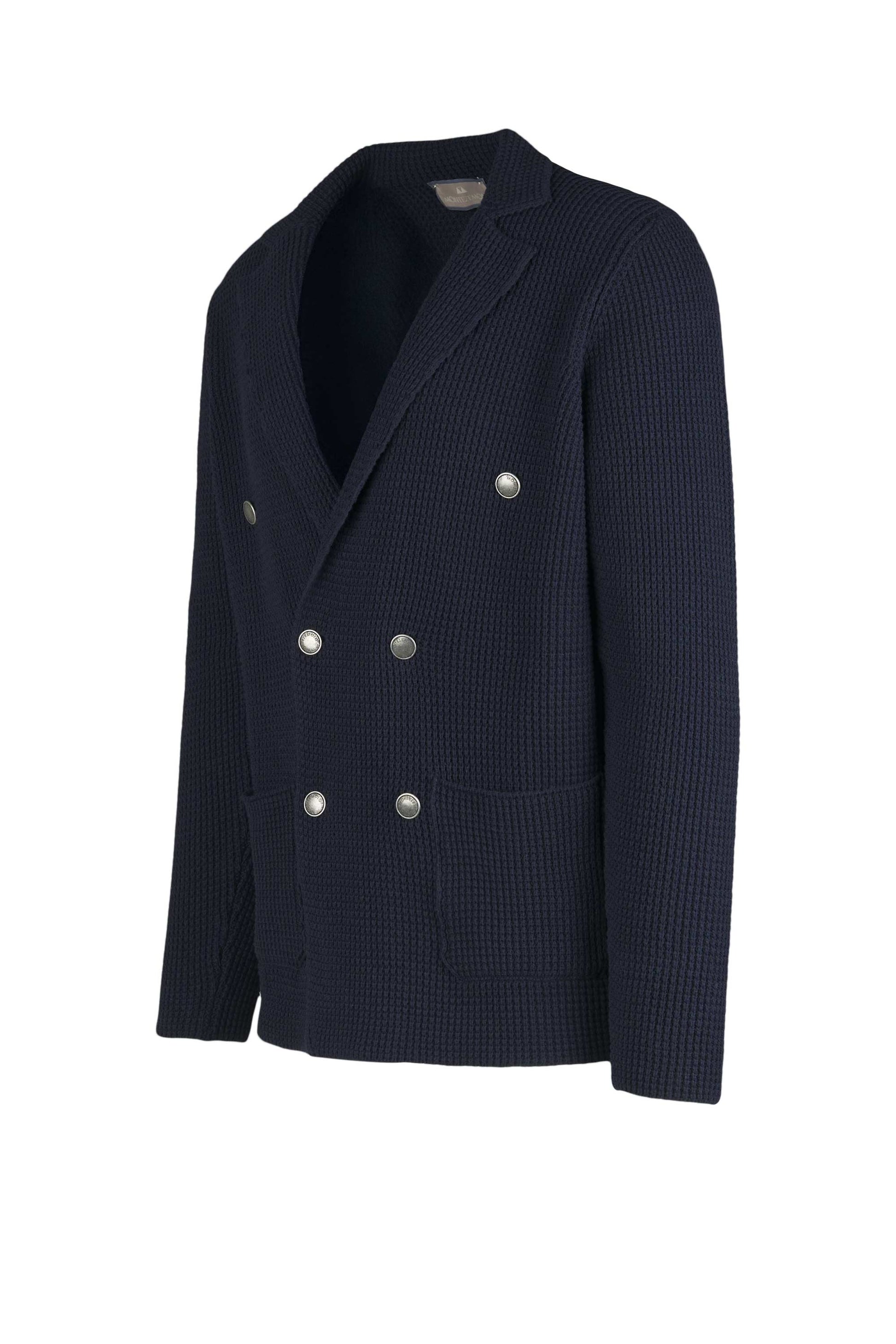 Double-breasted knit cardigan jacket - MONTEZEMOLO