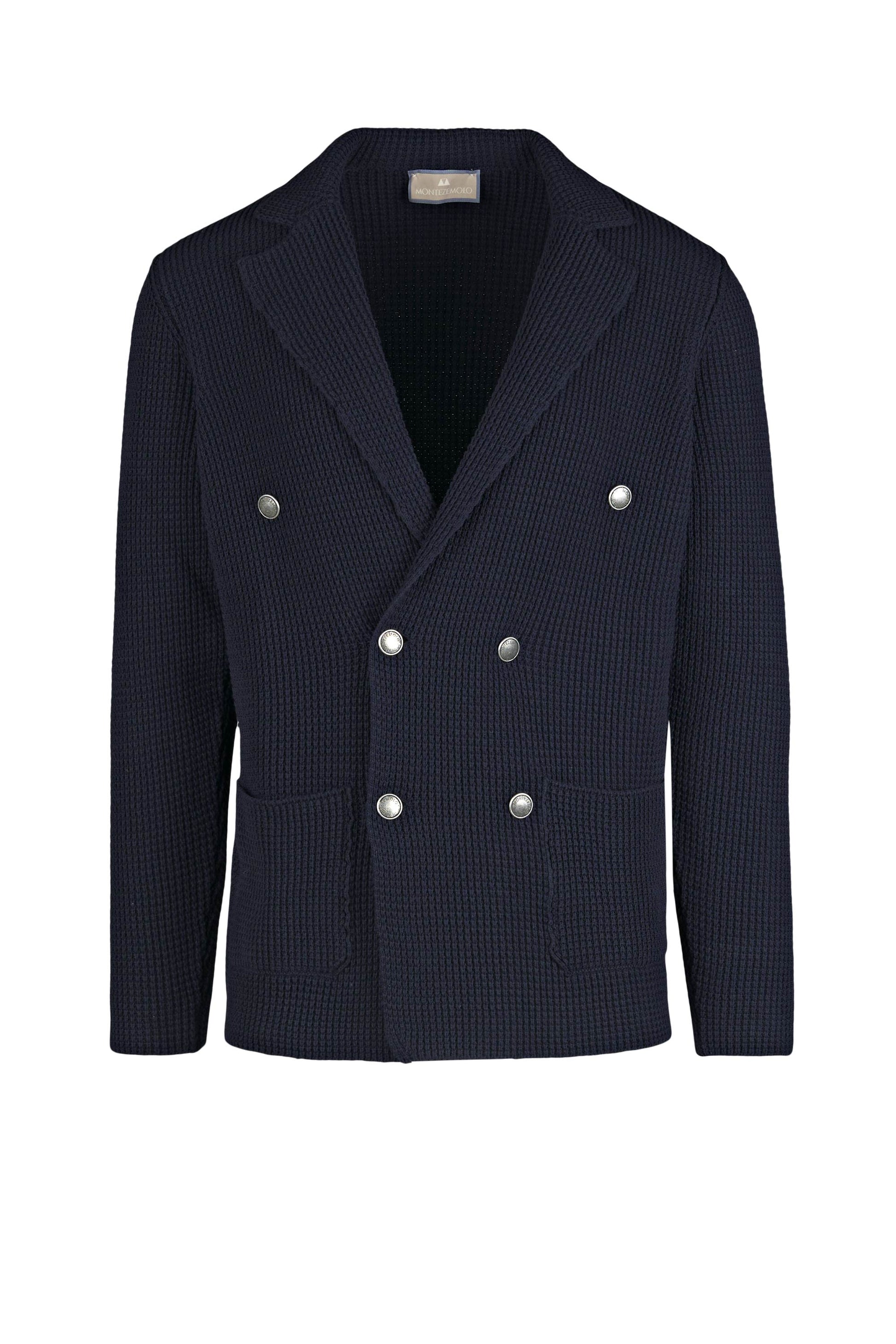 Double-breasted knit cardigan jacket - MONTEZEMOLO