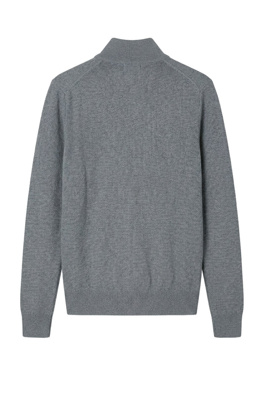 Rice-stitch cotton knit jacket - MONTEZEMOLO