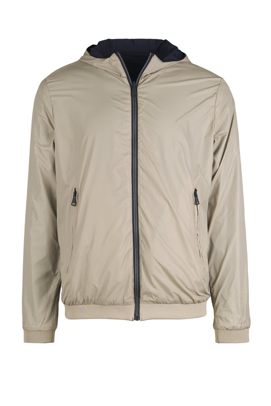 Reversible technical hooded jacket - MONTEZEMOLO