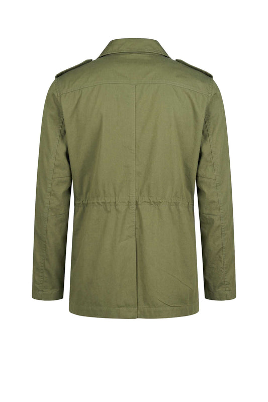 Lined four-pocket sahariana jacket