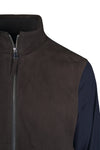 Bomber jacket with suede front - MONTEZEMOLO