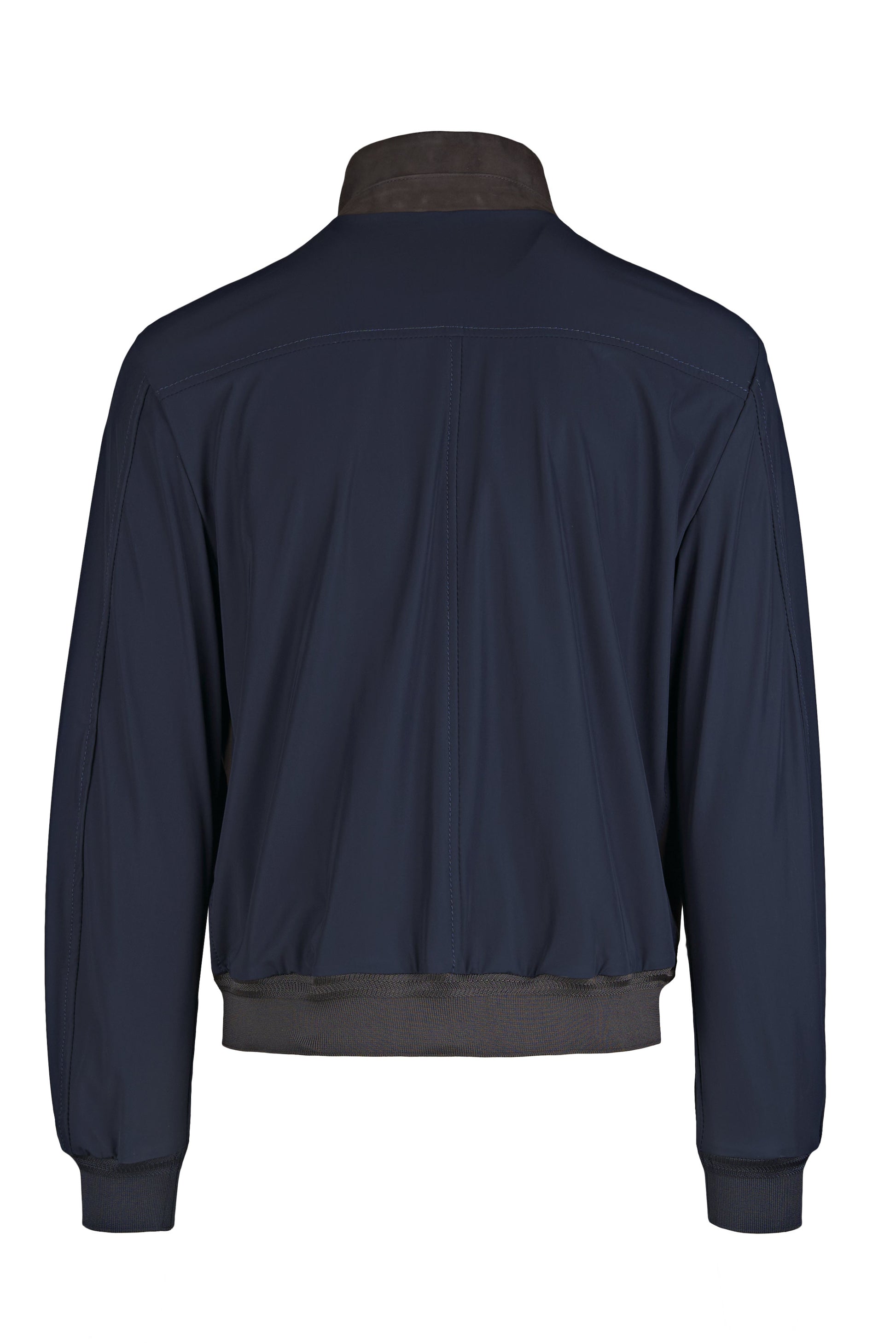 Bomber jacket with suede front - MONTEZEMOLO