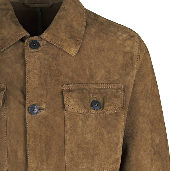 Unlined suede field jacket - MONTEZEMOLO