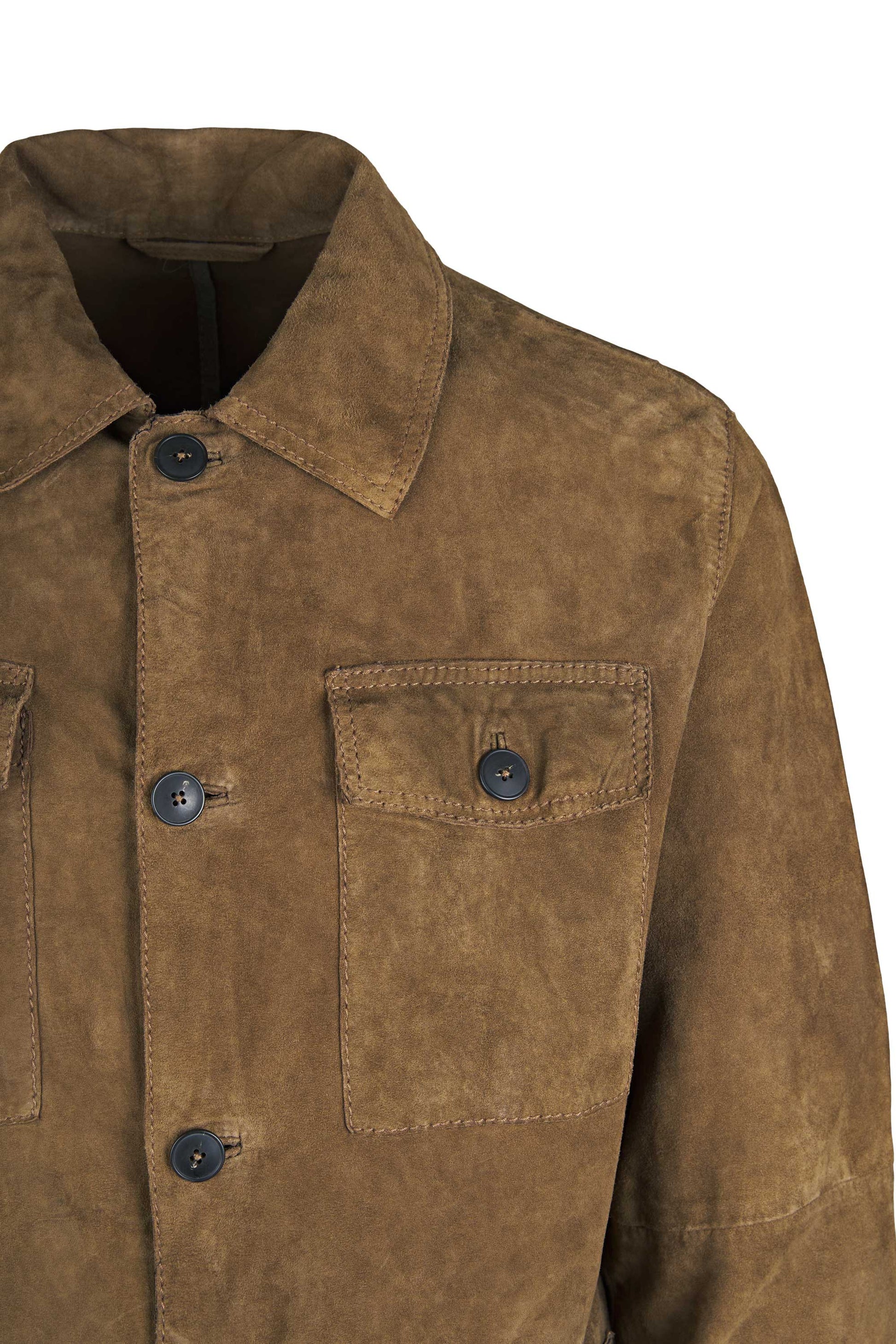 Unlined suede field jacket - MONTEZEMOLO