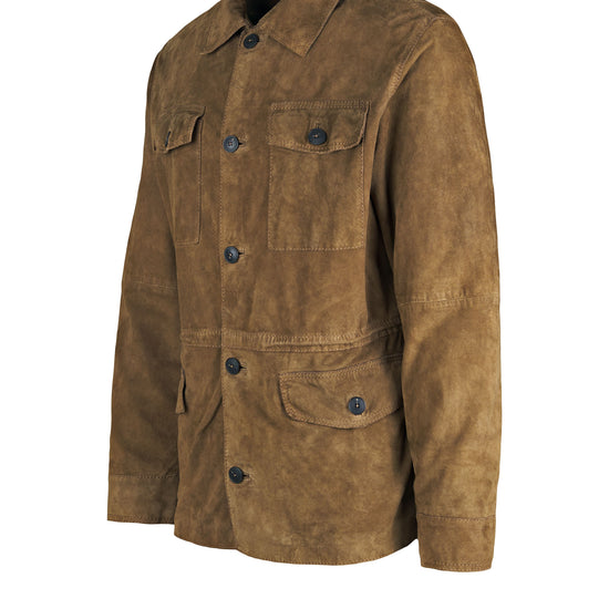 Unlined suede field jacket - MONTEZEMOLO
