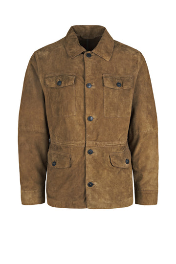 Unlined suede field jacket - MONTEZEMOLO