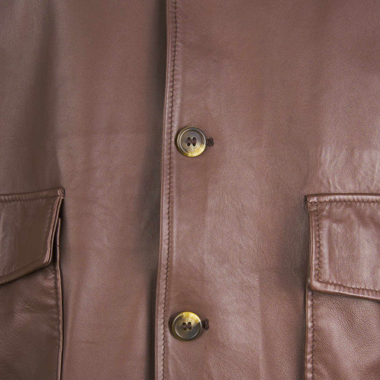 Nappa leather bomber jacket - MONTEZEMOLO