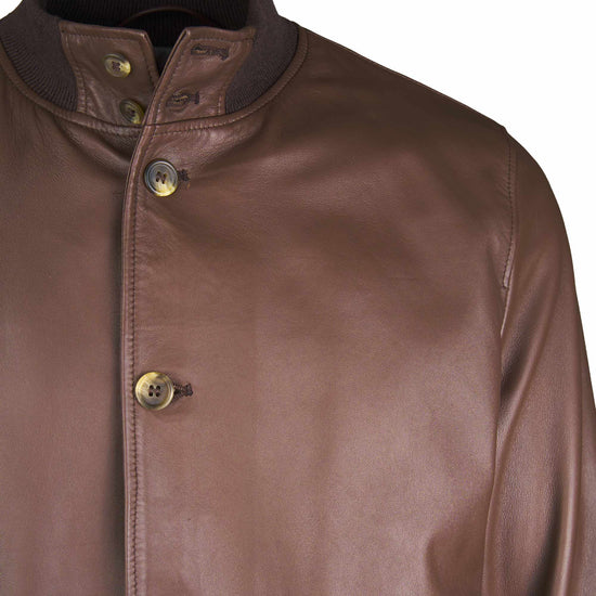 Nappa leather bomber jacket - MONTEZEMOLO