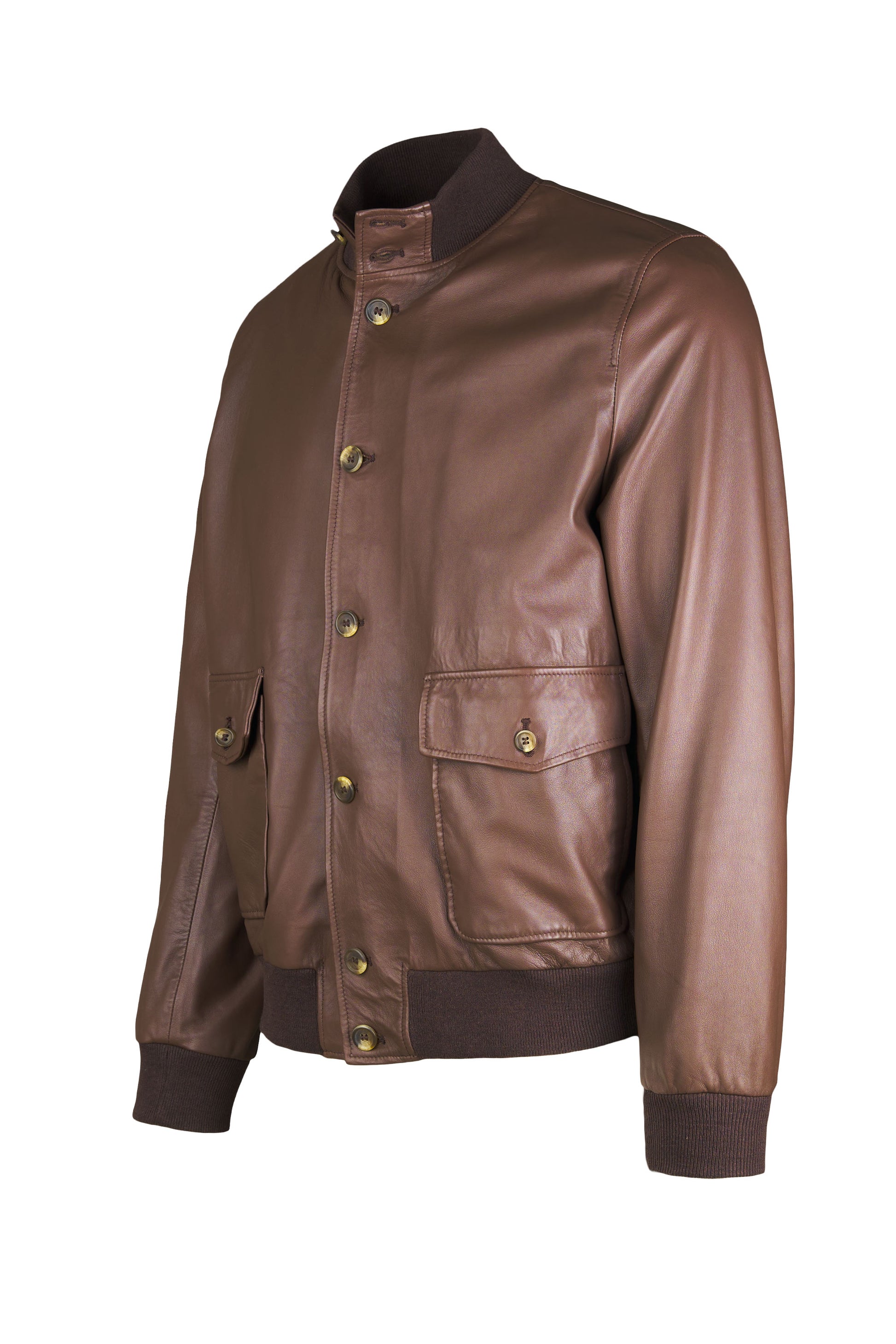 Nappa leather bomber jacket - MONTEZEMOLO