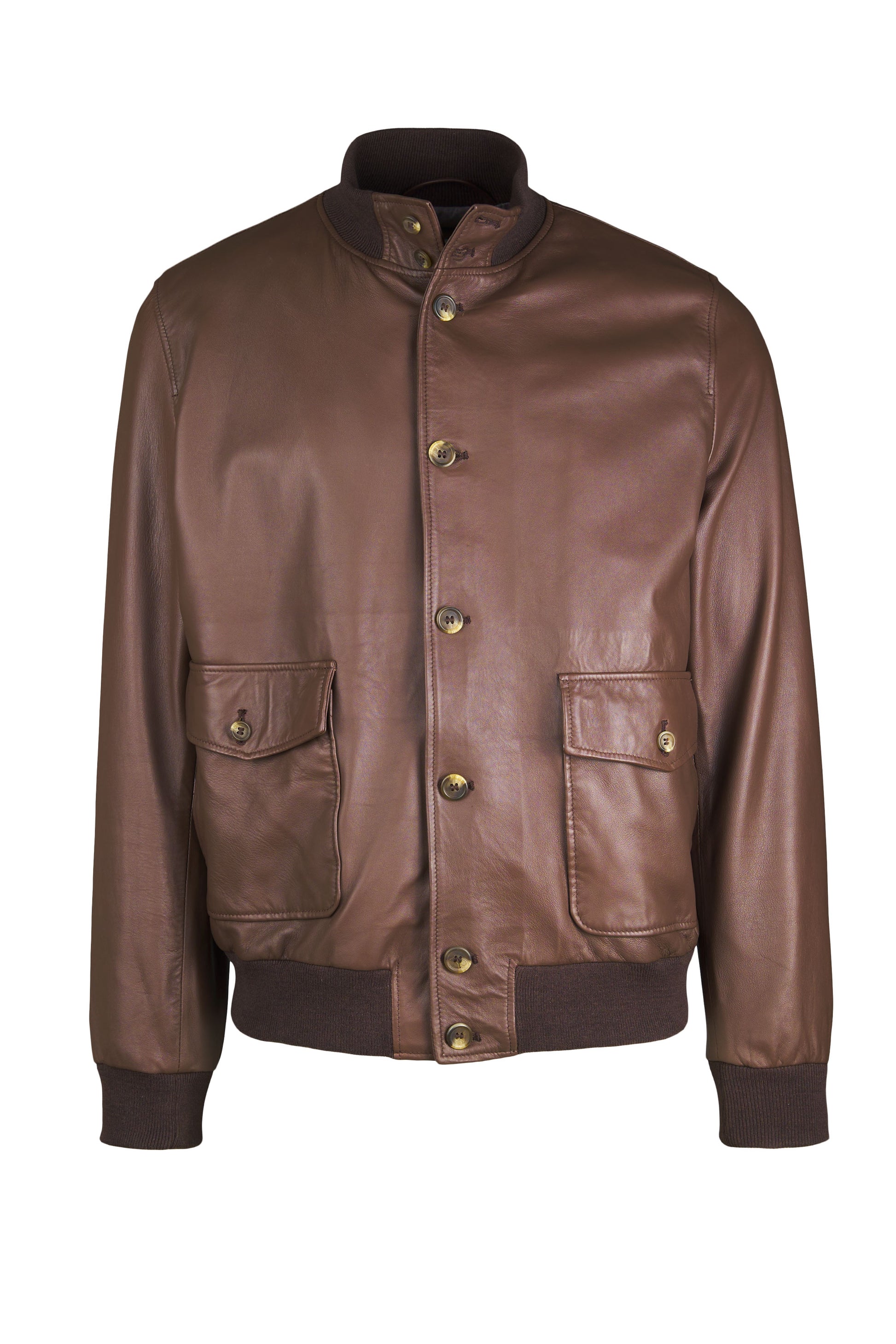 Nappa leather bomber jacket - MONTEZEMOLO