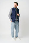 Quilted linen and cotton vest - MONTEZEMOLO