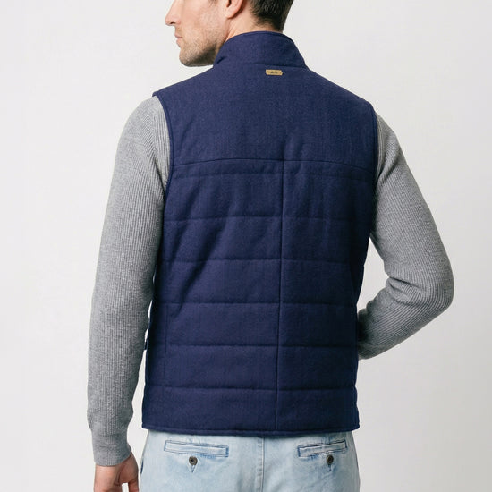 Quilted linen and cotton vest - MONTEZEMOLO