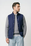 Quilted linen and cotton vest - MONTEZEMOLO