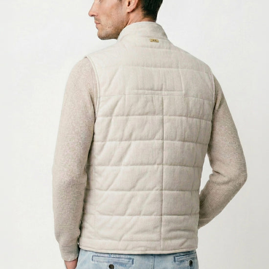 Quilted linen and cotton vest - MONTEZEMOLO