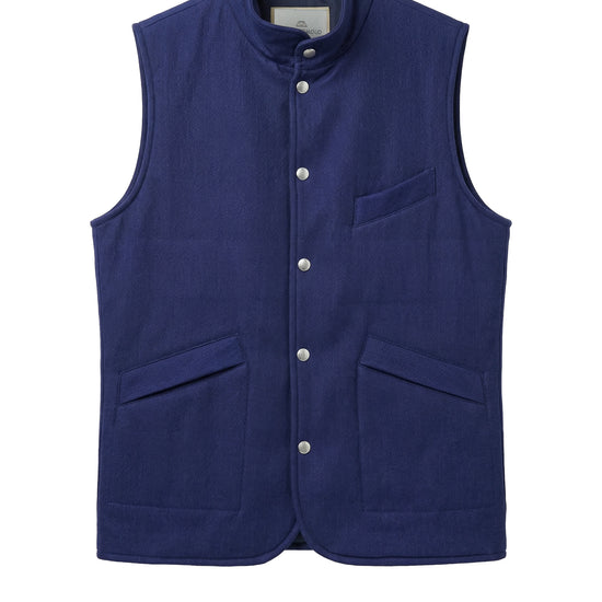 Quilted linen and cotton vest - MONTEZEMOLO