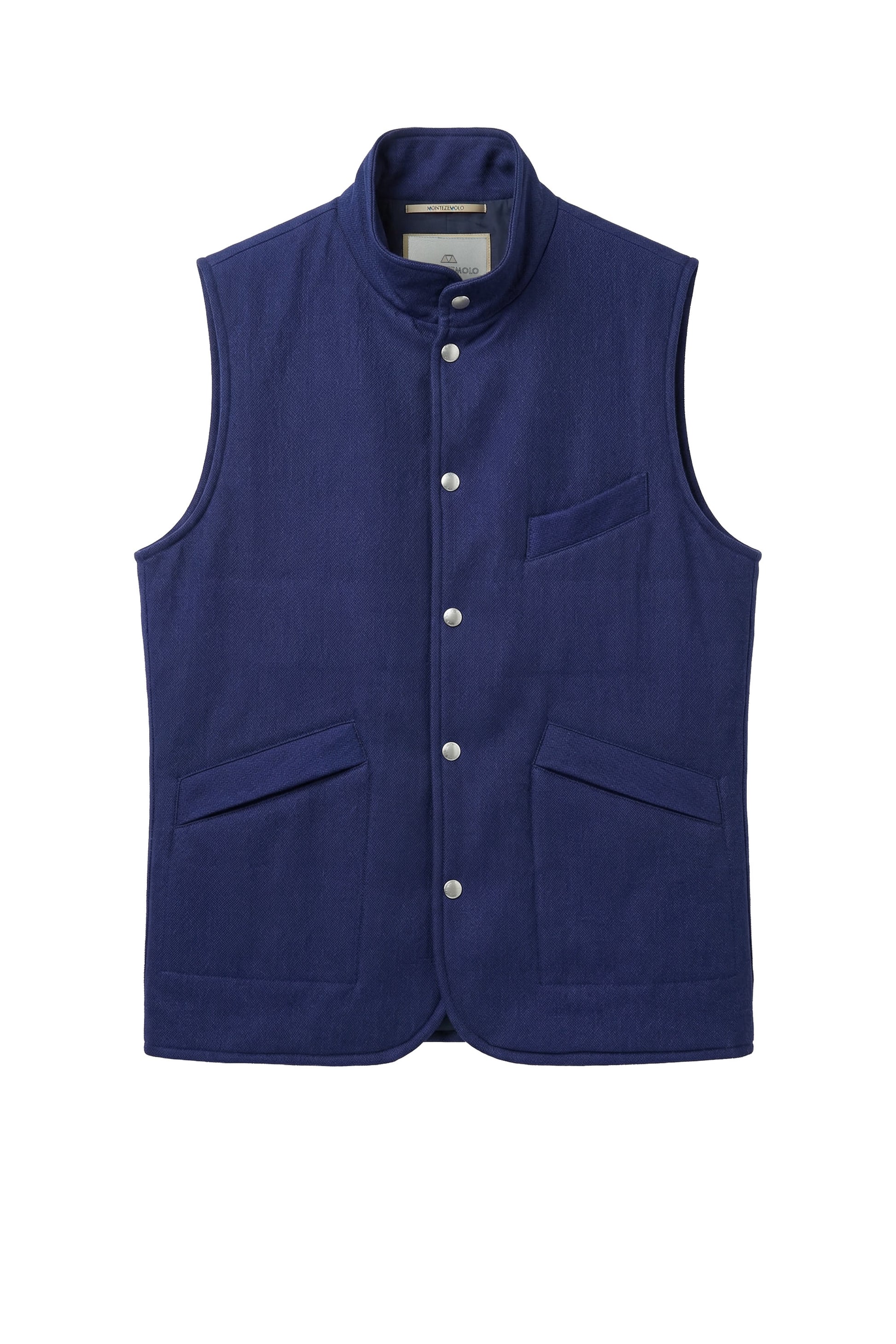 Quilted linen and cotton vest - MONTEZEMOLO