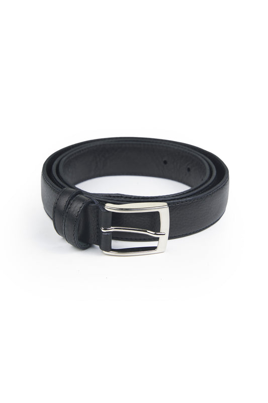 Stitched calfskin belt - MONTEZEMOLO
