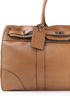 Full-grain leather travel bag