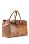 Full-grain leather travel bag
