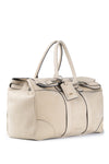Nubuck leather travel bag