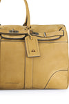 Nubuck leather travel bag