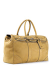 Nubuck leather travel bag