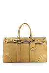 Nubuck leather travel bag