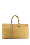 Nubuck leather travel bag