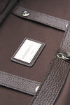 Full-Grain Dollar Leather Garment Travel Bag