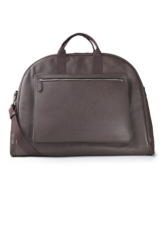 Full-Grain Dollar Leather Garment Travel Bag