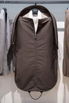 Full-Grain Dollar Leather Garment Travel Bag