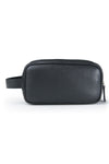Beauty case in pelle martellata