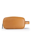 Beauty case in pelle martellata