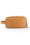 Beauty case in pelle martellata