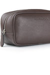 Beauty case in pelle martellata