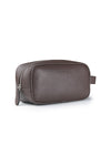 Beauty case in pelle martellata