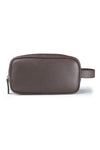 Beauty case in pelle martellata