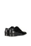 Textured Patent-Leather Derby Shoes