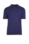 Milano-Stitch Melange Cotton Polo Shirt